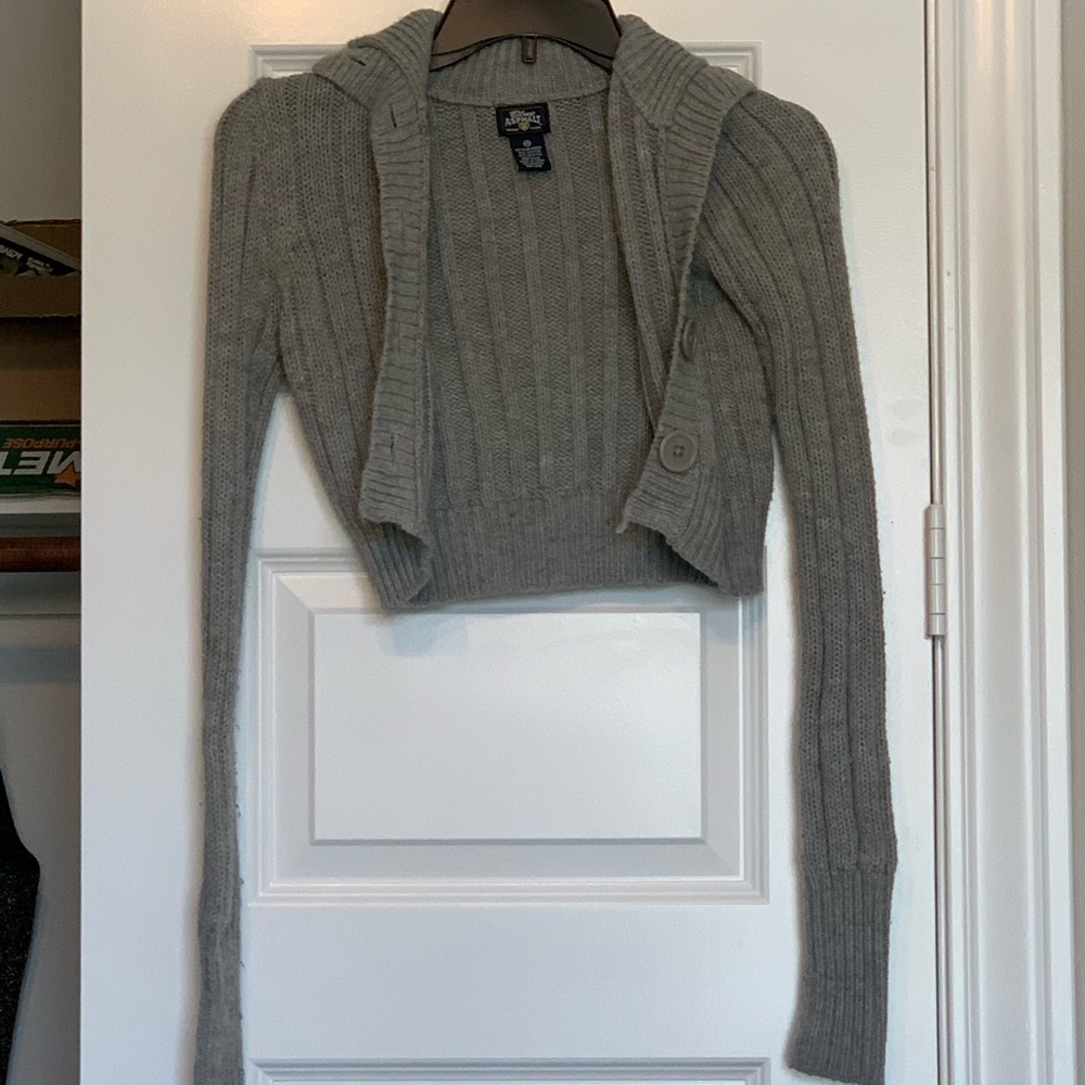 Gray sweater